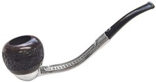 Falcon Standard Bent Stem Pipe with a Rustic Dark 