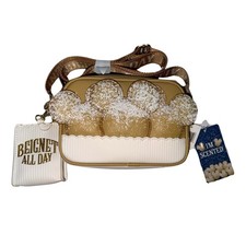 Disney Parks Beignet All Day Mickey Icon Loungefly Crossbody Bag Scented 2026 picture