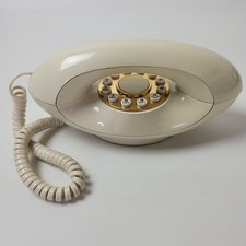 Vintage ATC Genie Phone Cream Gold Push Button TEIF 8300 W Landline picture