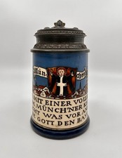 1903 Mettlach Stein 1/2 Liter Munich Skyline 2002 - Ex Cond. Villeroy & Boch picture