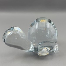 Vintage Norleans Taiwan Republic Of China Turtle Handmade Crystal Paperweight picture