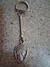Vintage Mercury Man Keychain. Silvertone.  Collectible Automobile Memorabilia  picture