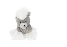 Oscar Newman Chinese Crested Pipsqueak Toy, 5-inch Length, Grey picture