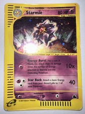 Starmie - H28/H32 - Pokemon Skyridge Holo Rare Card  picture
