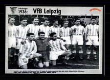 VFB Leipzig team card DFB Cup winner 1936 picture