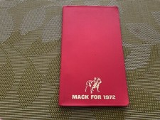 MACK TRUCKS FOR 1972 Personal Pocket Diary Planner & Thank You UNUSED EXCELLENT  picture