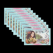 Reunion and Mayotte 10pcs X 1000 Commemorative Notes, 2021, Fantasy Polymer picture
