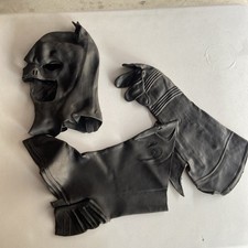 Vintage 1997 DC Comics Batman Rubber Mask Adult Costume Halloween picture