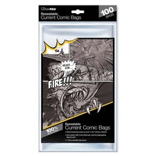 Ultra PRO 100 CT Current Size Resealable Flap Closure Comic Protector Bags picture