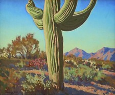 Saharuo, Tucson, Arizona : Maynard Dixon : Archival Quality Art Print 11x17 picture