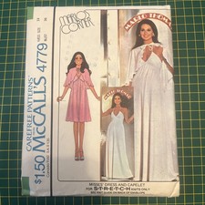 Vintage 1975 McCall’s Pattern, 4779, “Marlo’s Corner”, Dress & Capelet picture