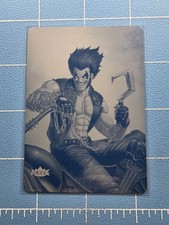 2026 Fleer Ultra Superman - Lobo #74 - Cyan Printing Plate 1/1 - Insert picture