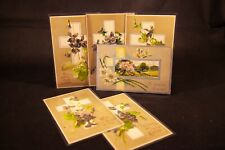 Lot 6 UNUSED Easter Postcards Circa 1910 Religious Embossed German Printed Cards picture
