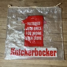 VTG Knickerbocker beer Litter Shopping Bag Jacob Ruppert New York,NY HTF Rare picture