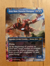 Iron Man Futurist Paragon - Borderless regular - MTG Marvel Super Heroes - NM picture