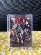 2026 Topps Chrome Star Wars Bounty Hunter Factions Insert SSP Card Boba Fett picture