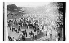 Washington Ball Park Crowd Standard Postcard picture