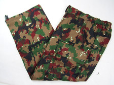 Vtg NOS New Swiss Army Alpenflage Combat Pant Camouflage Field M83 40/80 Sz S-L picture