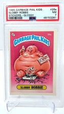 1985 Topps Garbage Pail Kids Series 1 - #26a Slobby Robbie - PSA 7 NM picture