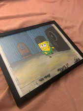 Nickelodeon SpongeBob SquarePants Framed Animation Cel print background picture