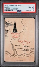 1st and ONLY PSA Graded MAP 5 Divorced Dads Age of Alimony Map 5 PSA 8 POP 1 picture