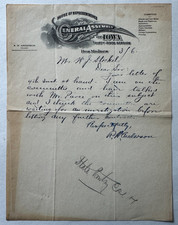 c 1915 Letterhead General Assembly of Iowa House of Representatives 36th Session picture