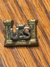 Original WW1 US Army Engineer Sweethearts Pin picture