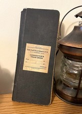 1954-1962 Conductor's Train Book Filled Duluth South Shore Atlantic Railway UP picture