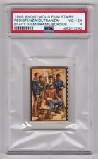 PSA 4 JOHN WAYNE in FORT APACHE 1948 Anonymous Card With Troops picture