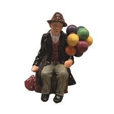 Vintage Royal Doulton The Balloon Man Character Figurine Porcelain HN 1954 MINT picture