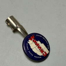 VTG Western Union Service Station Employee Union Pencil Clip Button Advertising picture