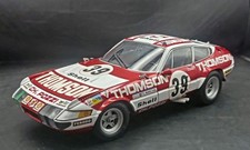 Kyosho 1/18 Ferrari 365 GTB/4 Daytona 1973 Red White Race Car Model picture