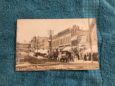 RPPC Huron Ave Looking West Vassar Michigan Pesha Photo Posted 1911 to: Saginaw picture