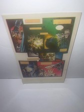 DC/MILESTONE COMICS DEATHWISH #1 PAGE #8 ORIGINAL ART 3-PLY CELL PRINT NEGATIVES picture