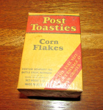 1934 Post Toasties Corn Flakes Sample Box with Walt Disney  Three Little Pigs picture