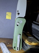 WE Knife Banter 2 WE23075-3 Green Micarta S35VN Crossbar Lock NEW IN BOX  picture