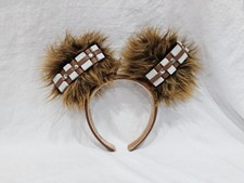 Disney Parks Star Wars Chewbacca Wookiee Mickey Ears Headband picture