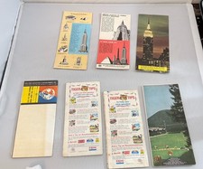 1975-76 NYC Travel Brochure Lot Empire State Building Exxon New York Maps Vtg picture