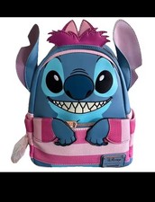 Loungefly Backpack Interstellar Baby Stitch Cheshire Cat Cosplay Mini Backpack picture