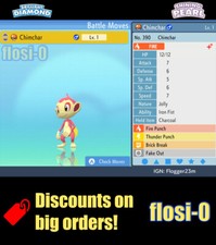 6IV Shiny Chimchar Pokemon Brilliant Diamond and Shining Pearl picture