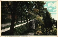 Vintage The Esplanade Grand View Wernersville PA Postcard Commercialchrome picture
