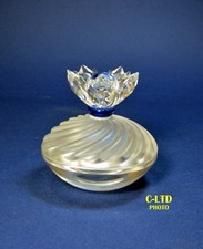 Vintage Swarovski Crystal :  Blue Flower JEWEL BOX  ...  1996 with Box picture
