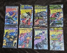Wizard Comics Magazines Lot Of 8 Mixed Years 92-94 Catwoman Spiderman Hulk picture