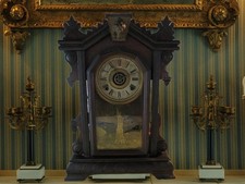 ANTIQUE CHARLES F. ADAMS INGRAHAM CLOCK Co. STATUE OF LIBERTY CIRCA 1878 picture