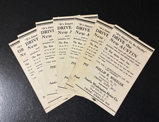 Vintage 1950s Austin Dealership Promo Card British Car Advertising Ephemera picture