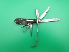 Vintage Republic of Ireland Stag Horseman's Multi Tool Knife Eye Witness Named picture
