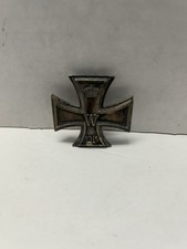 WW1 WWI Imperial German Army Military Iron Cross 1st Class EK1 VAULTED Small Pin picture