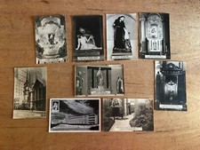 RPPC Lot Religious St Joseph Francis Sorrowful Mother Immaculate Crucifix Sacred picture