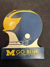 1978 1979 University of Michigan Wolverines Football Helmet Matchbook Unstruck picture