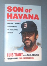Luis Tiant  book  *  SON OF HAVANA  *  Signed 1st edition  vg condition picture